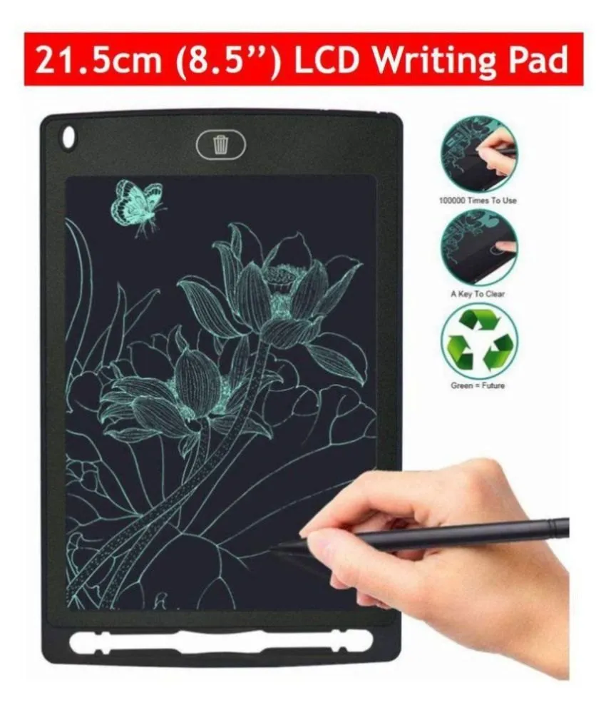 "8.5-Inch LCD Writing Pad: Hardbound Tablet"