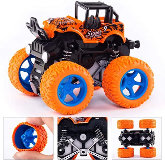 "Friction-Powered Monster Truck Toys: Push & Go Cars"