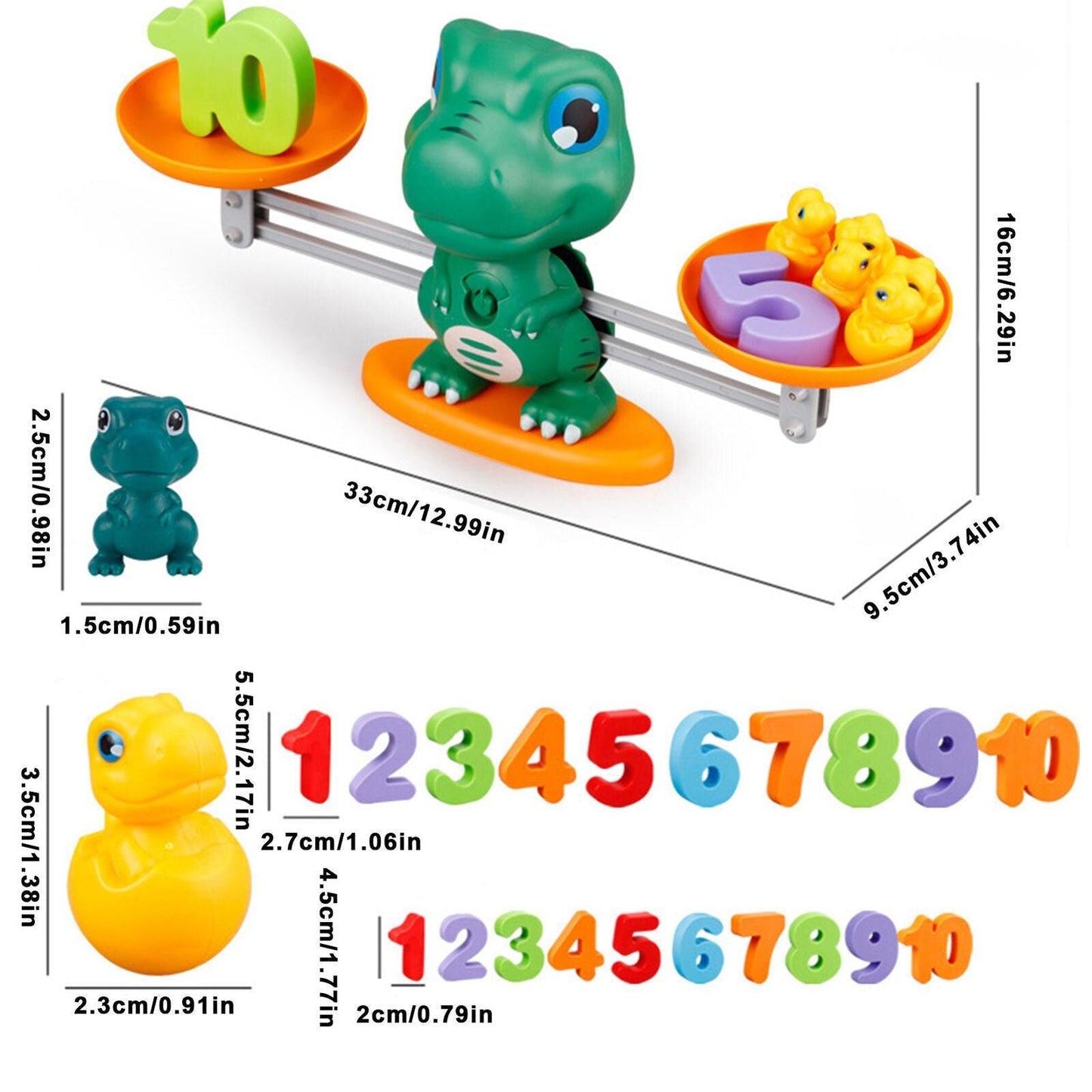 "Montessori Balance Math Toys: Animal Tumbler Scale"