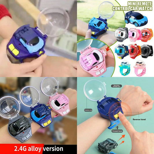 "Mini Watch Control RC Car: Interactive Kids' Toy"