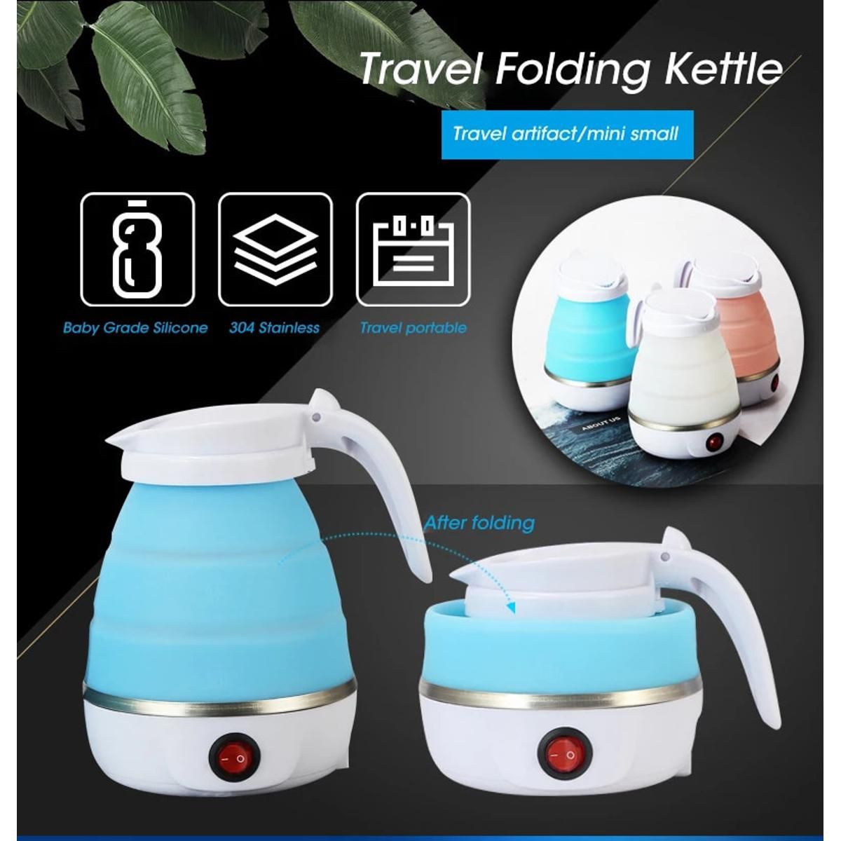"Foldable Portable Electric Kettle: Travel & Home Use"